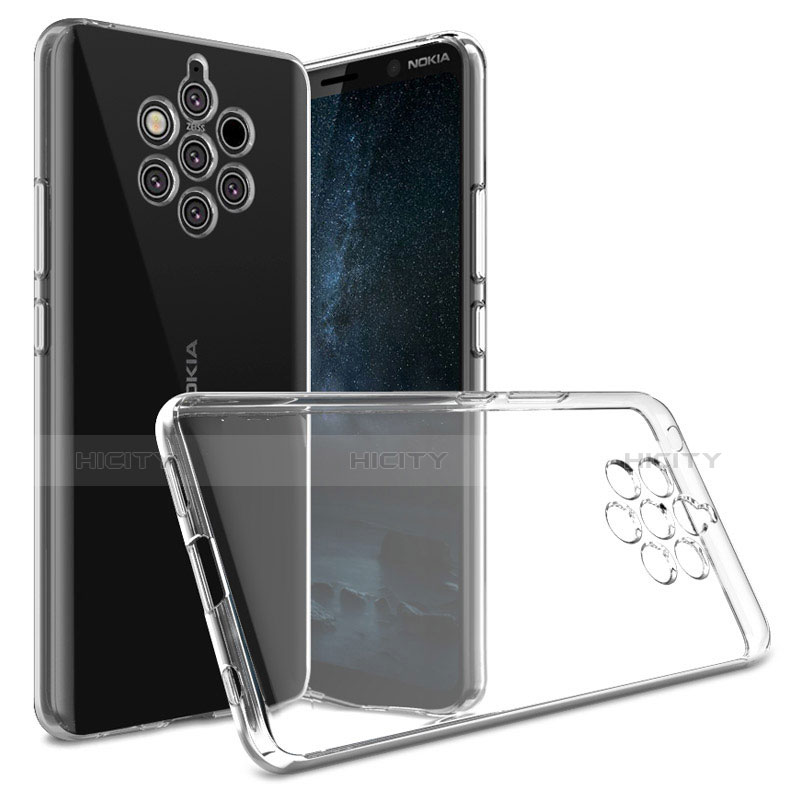 Funda Silicona Ultrafina Transparente para Nokia 9 PureView Claro