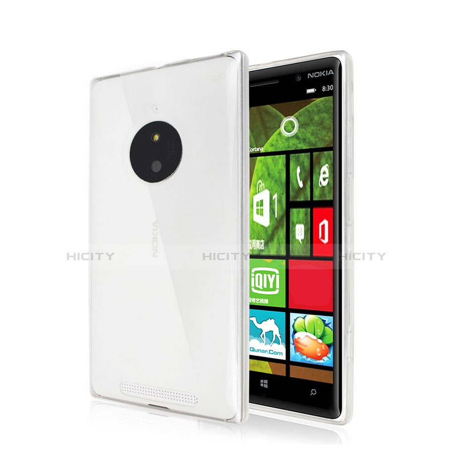 Funda Silicona Ultrafina Transparente para Nokia Lumia 830 Claro