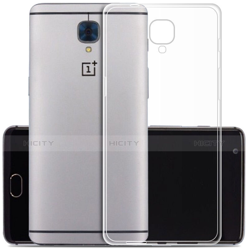 Funda Silicona Ultrafina Transparente para OnePlus 3 Claro