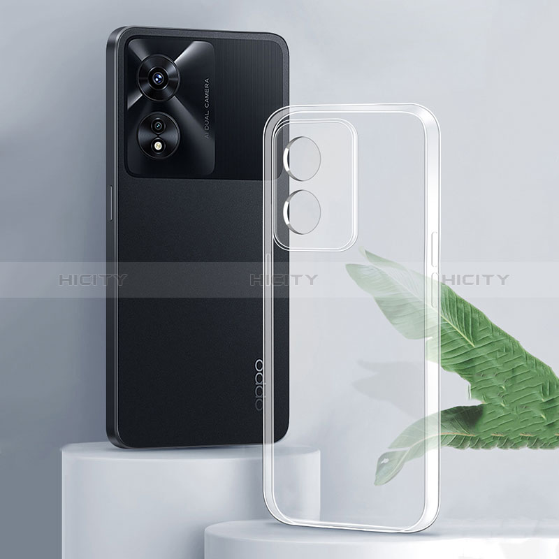 Funda Silicona Ultrafina Transparente para Oppo A78 5G Claro