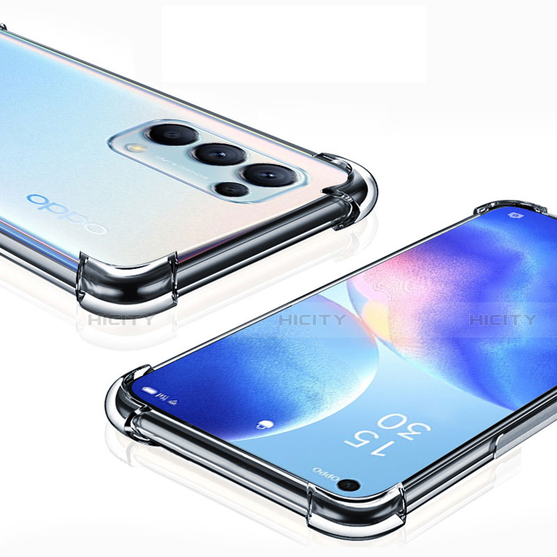 Funda Silicona Ultrafina Transparente para Oppo Find X3 Lite 5G Claro