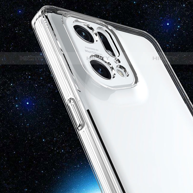 Funda Silicona Ultrafina Transparente para Oppo Find X5 Pro 5G Claro