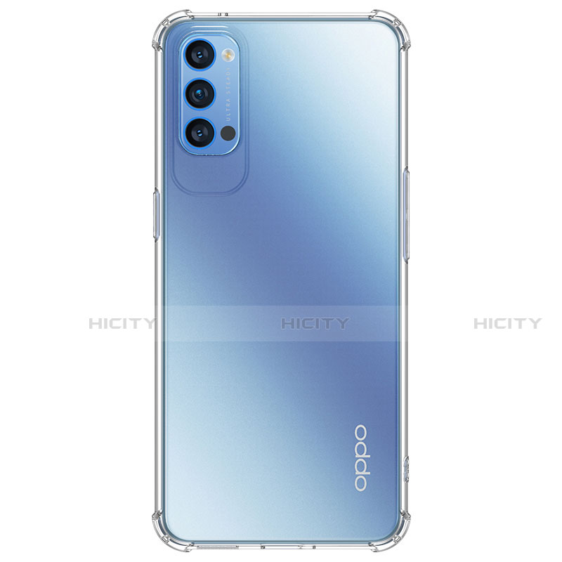 Funda Silicona Ultrafina Transparente para Oppo Reno4 Pro 5G Claro