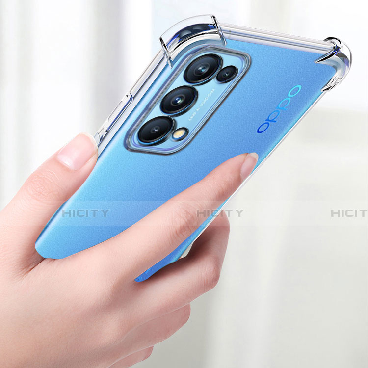 Funda Silicona Ultrafina Transparente para Oppo Reno5 Pro 5G Claro