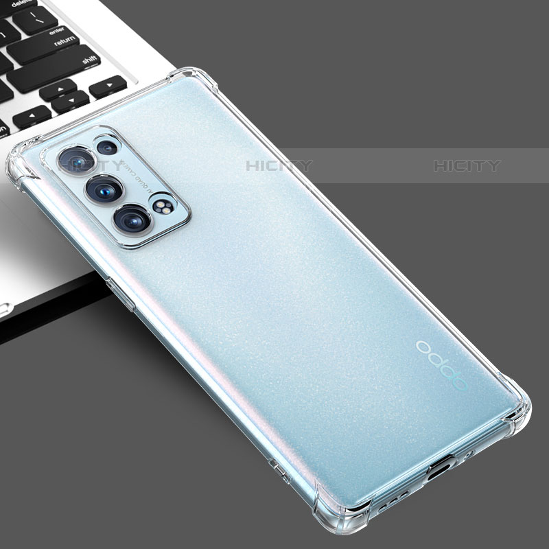 Funda Silicona Ultrafina Transparente para Oppo Reno6 Pro 5G Claro