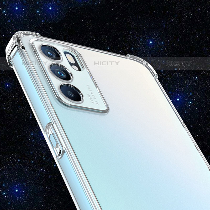 Funda Silicona Ultrafina Transparente para Oppo Reno6 Pro 5G India Claro