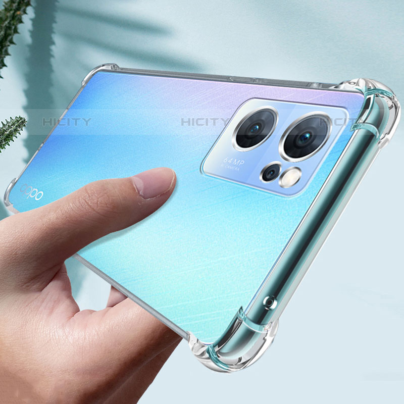 Funda Silicona Ultrafina Transparente para Oppo Reno7 5G Claro