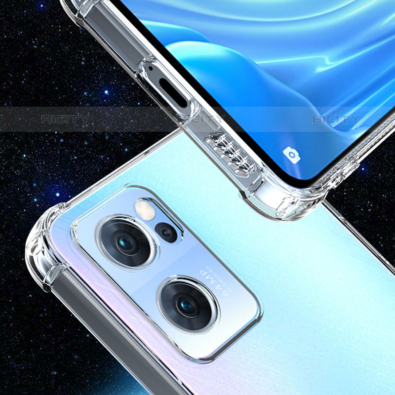 Funda Silicona Ultrafina Transparente para Oppo Reno7 Pro 5G Claro