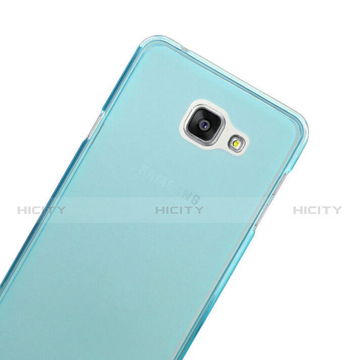 Funda Silicona Ultrafina Transparente para Samsung Galaxy A5 (2016) SM-A510F Azul