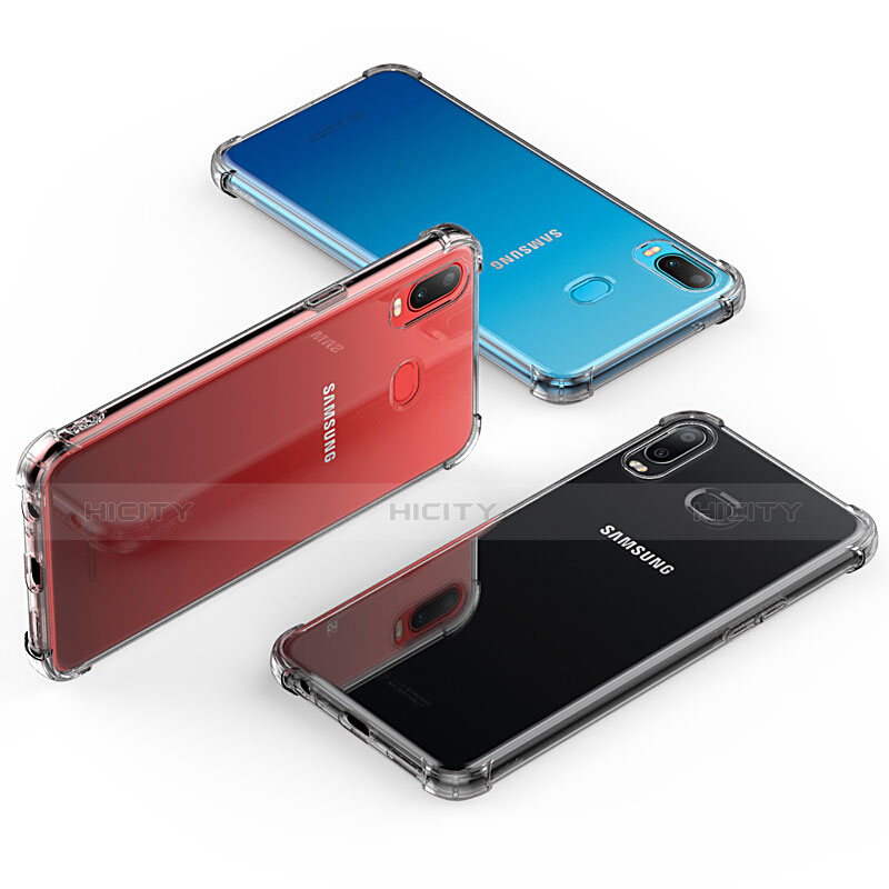 Funda Silicona Ultrafina Transparente para Samsung Galaxy A6s Claro