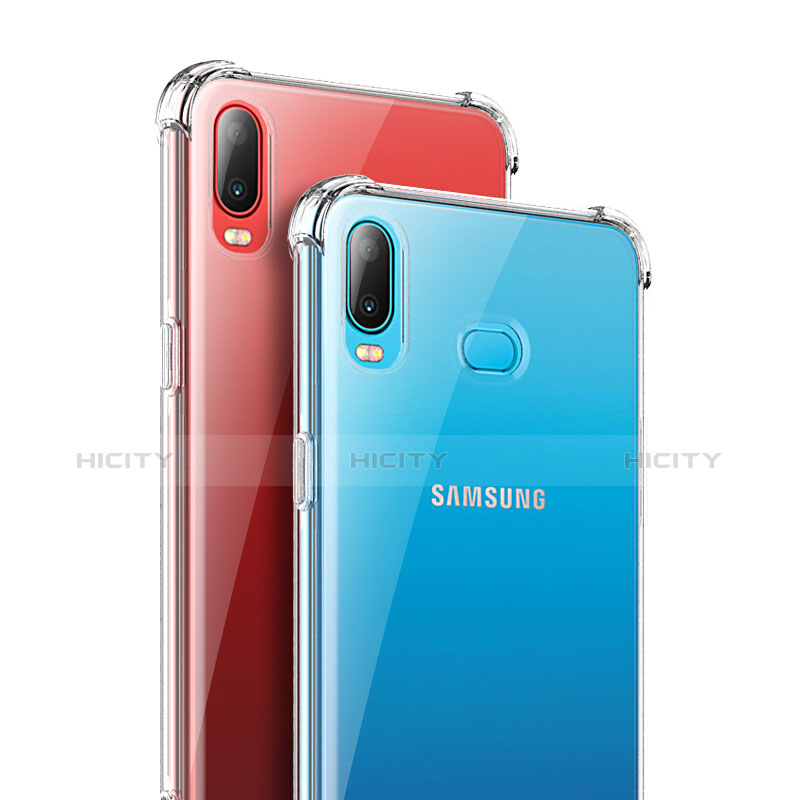 Funda Silicona Ultrafina Transparente para Samsung Galaxy A6s Claro