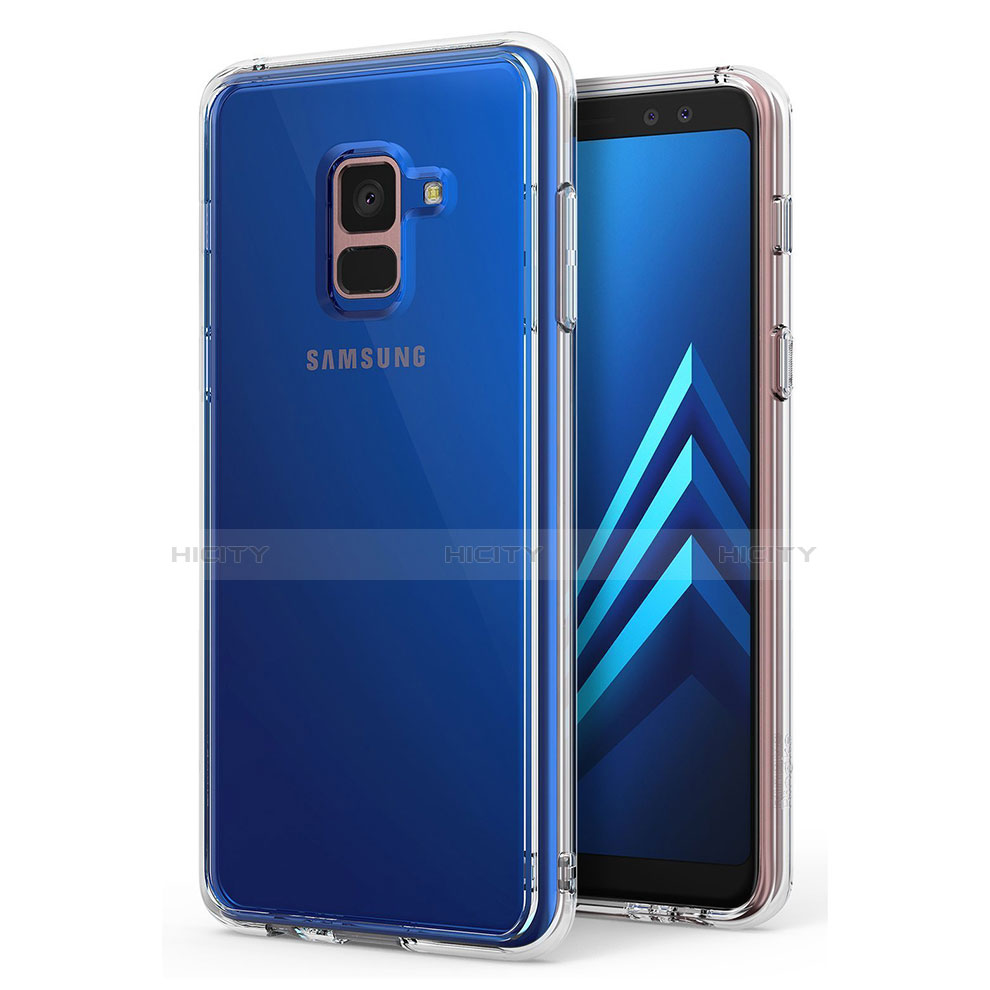 Funda Silicona Ultrafina Transparente para Samsung Galaxy A8+ A8 Plus (2018) Duos A730F Claro