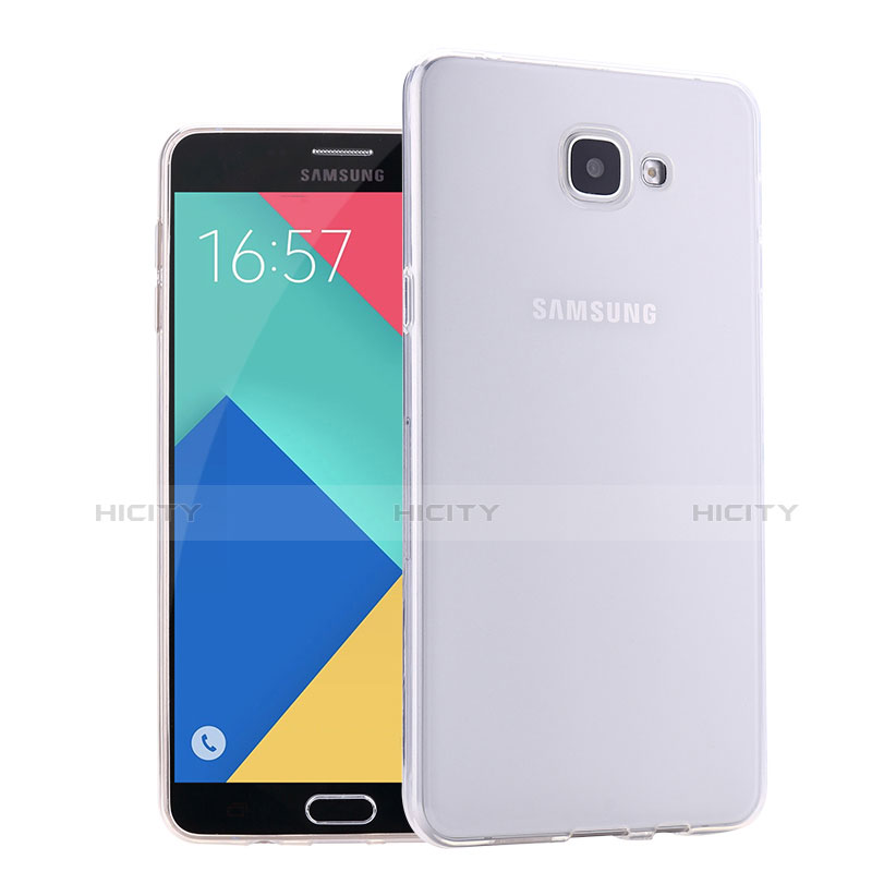 Funda Silicona Ultrafina Transparente para Samsung Galaxy A9 Pro (2016) SM-A9100 Blanco