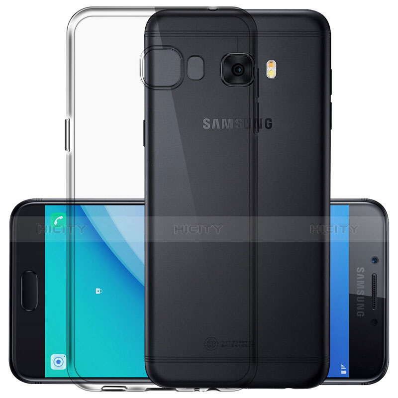 Funda Silicona Ultrafina Transparente para Samsung Galaxy C7 Pro C7010 Claro