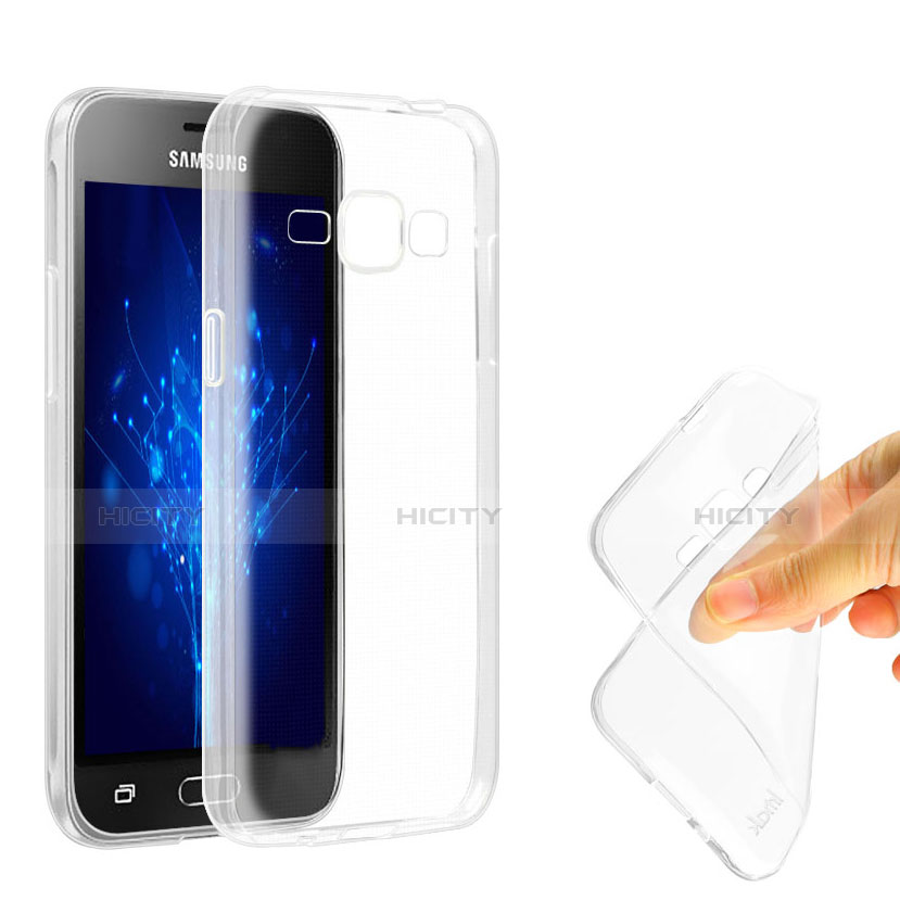 Funda Silicona Ultrafina Transparente para Samsung Galaxy J1 (2016) J120F Claro