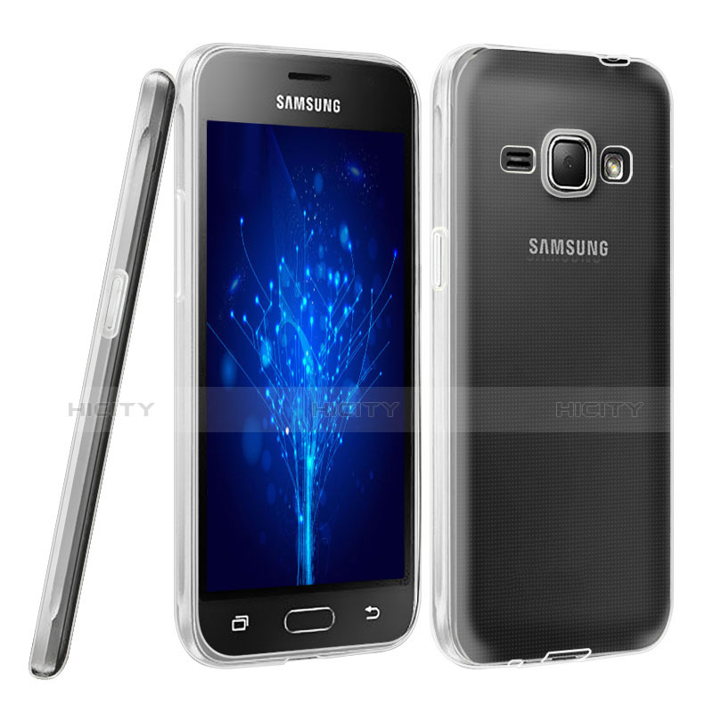 Funda Silicona Ultrafina Transparente para Samsung Galaxy J1 (2016) J120F Claro