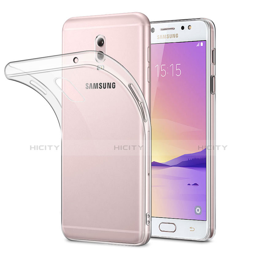 Funda Silicona Ultrafina Transparente para Samsung Galaxy J7 Plus Claro