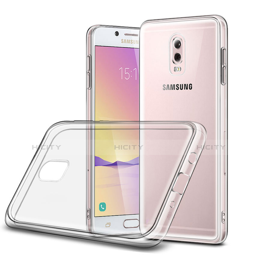 Funda Silicona Ultrafina Transparente para Samsung Galaxy J7 Plus Claro