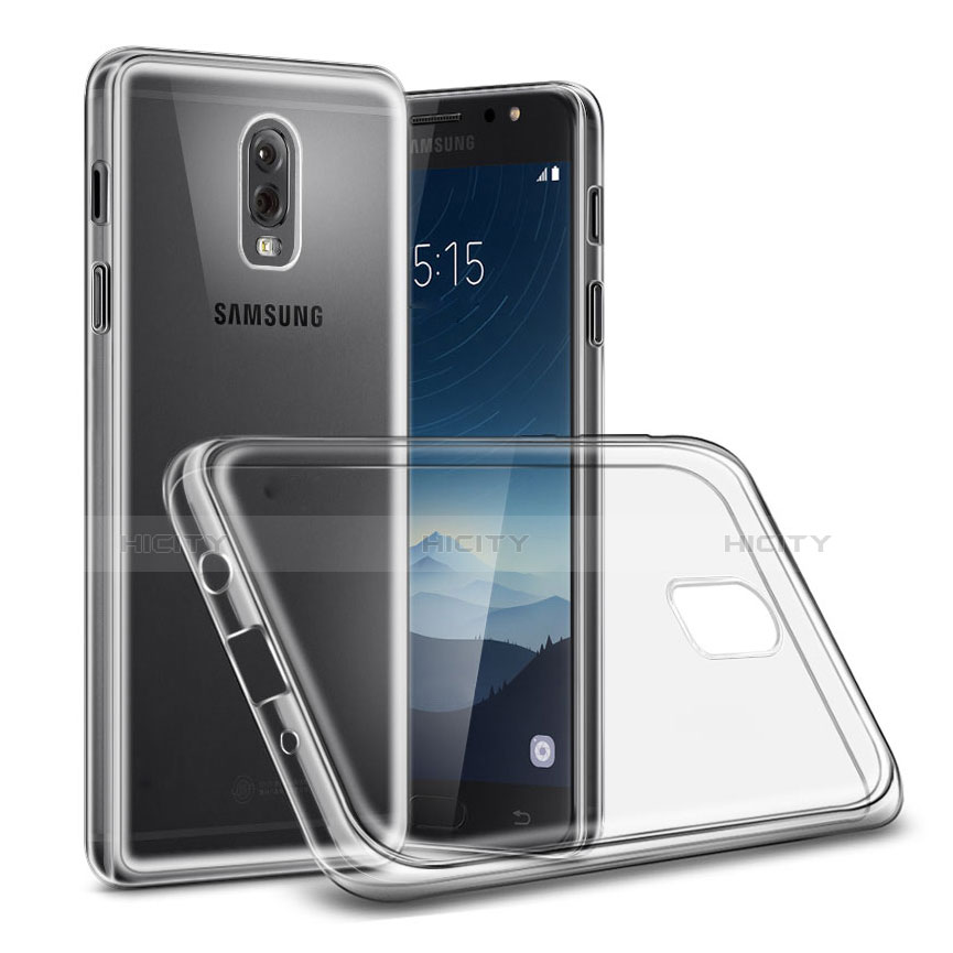 Funda Silicona Ultrafina Transparente para Samsung Galaxy J7 Plus Claro