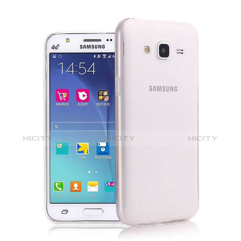 Funda Silicona Ultrafina Transparente para Samsung Galaxy J7 SM-J700F J700H Claro