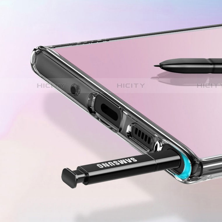Funda Silicona Ultrafina Transparente para Samsung Galaxy Note 10 Plus Claro