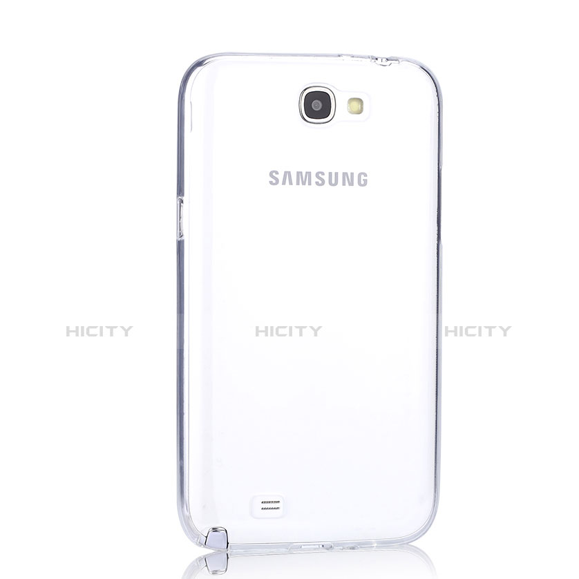 Funda Silicona Ultrafina Transparente para Samsung Galaxy Note 2 N7100 N7105 Claro