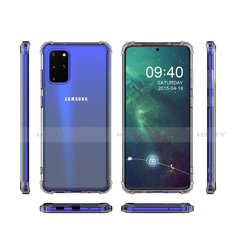 Funda Silicona Ultrafina Transparente para Samsung Galaxy S20 Plus 5G Claro