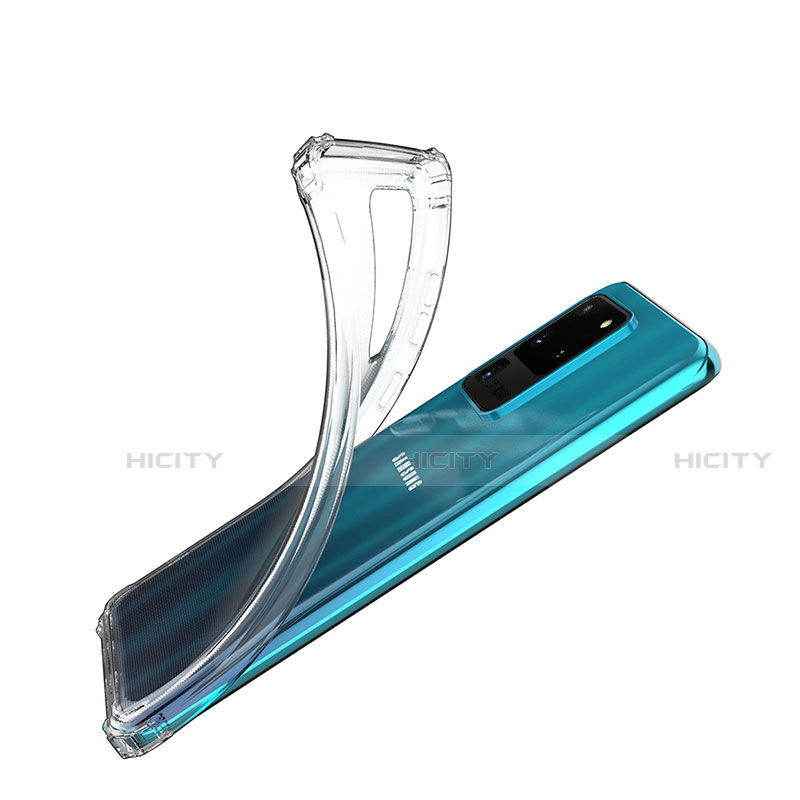 Funda Silicona Ultrafina Transparente para Samsung Galaxy S20 Ultra 5G Claro