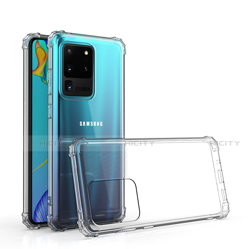 Funda Silicona Ultrafina Transparente para Samsung Galaxy S20 Ultra Claro