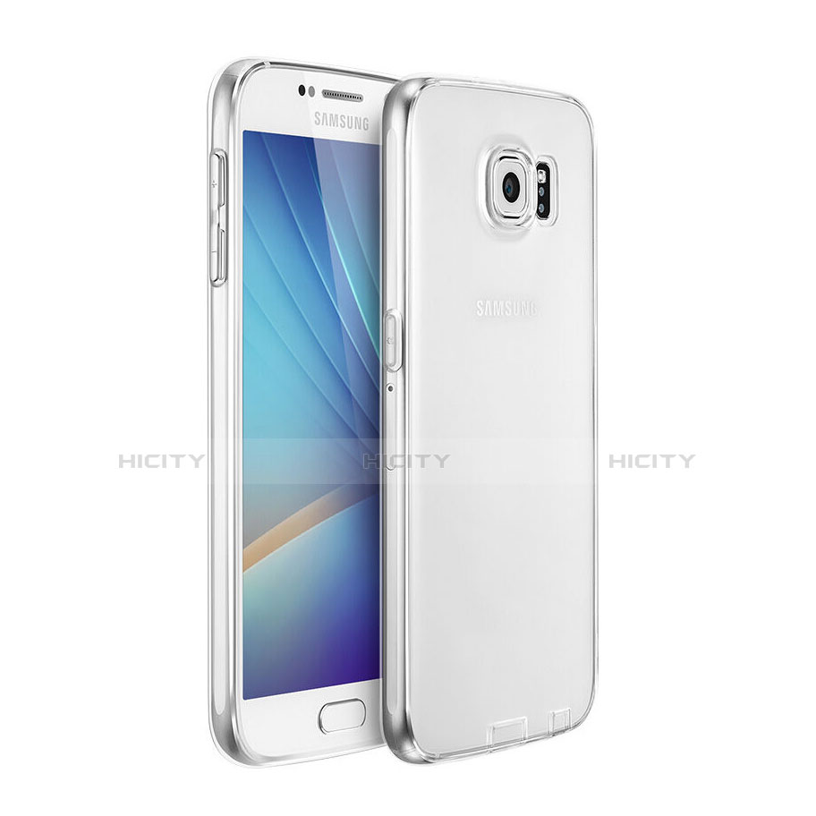 Funda Silicona Ultrafina Transparente para Samsung Galaxy S6 Duos SM-G920F G9200 Claro