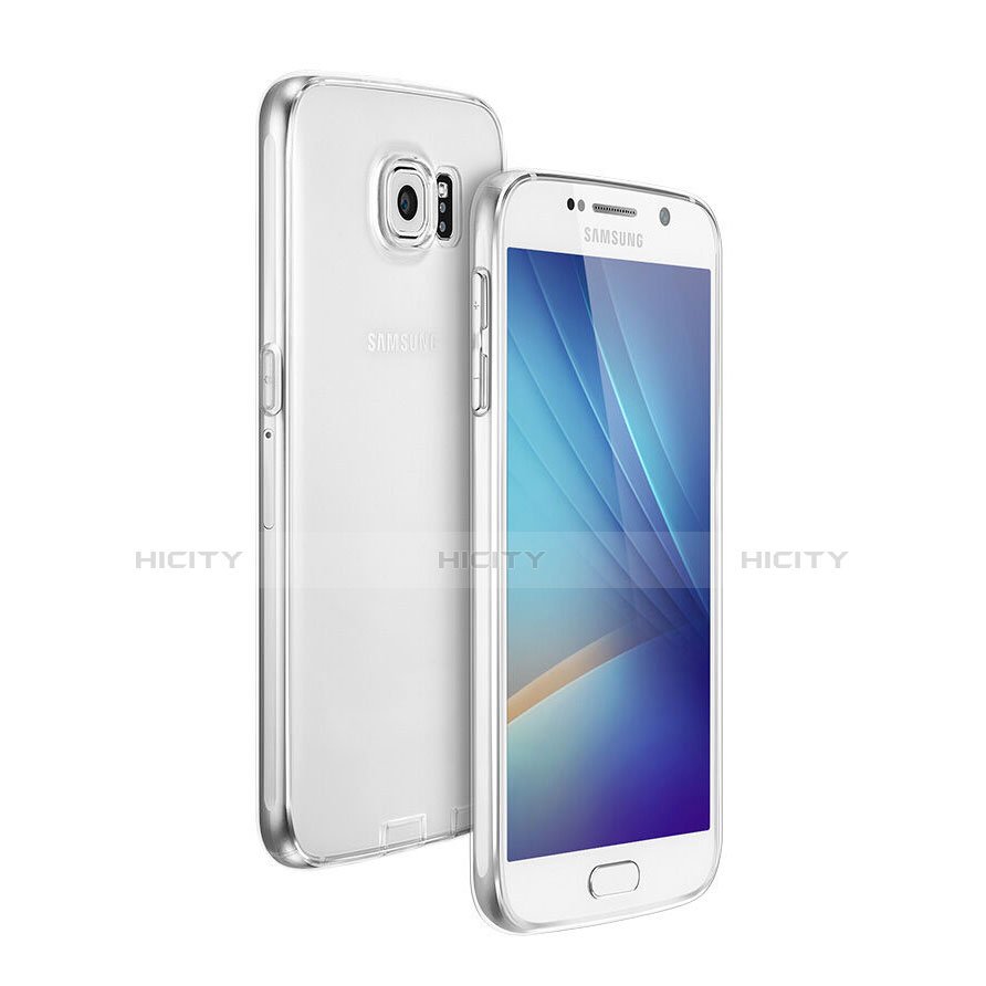 Funda Silicona Ultrafina Transparente para Samsung Galaxy S6 Duos SM-G920F G9200 Claro