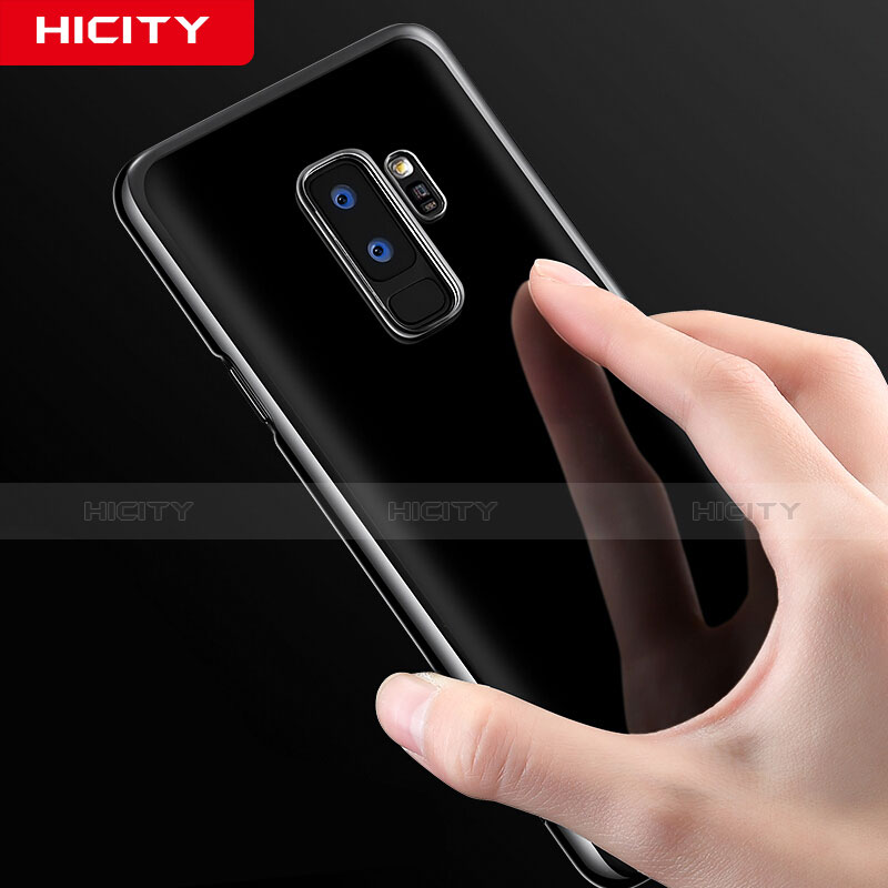 Funda Silicona Ultrafina Transparente para Samsung Galaxy S9 Plus Negro