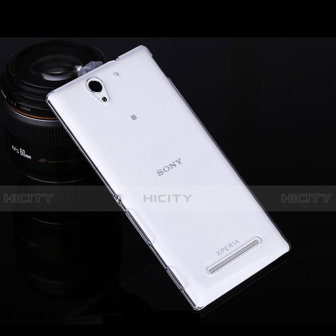 Funda Silicona Ultrafina Transparente para Sony Xperia C3 Claro