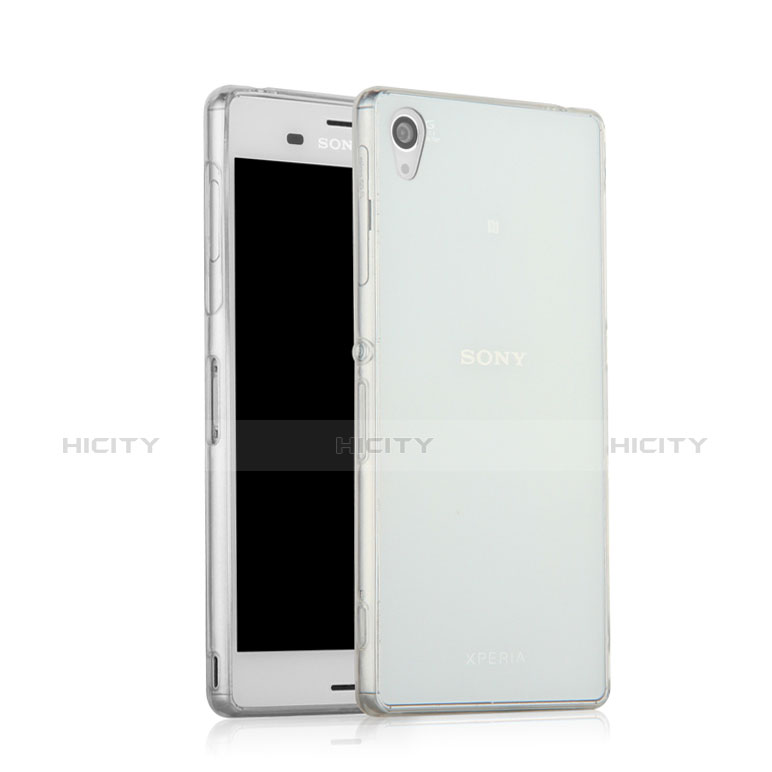 Funda Silicona Ultrafina Transparente para Sony Xperia Z3 Claro
