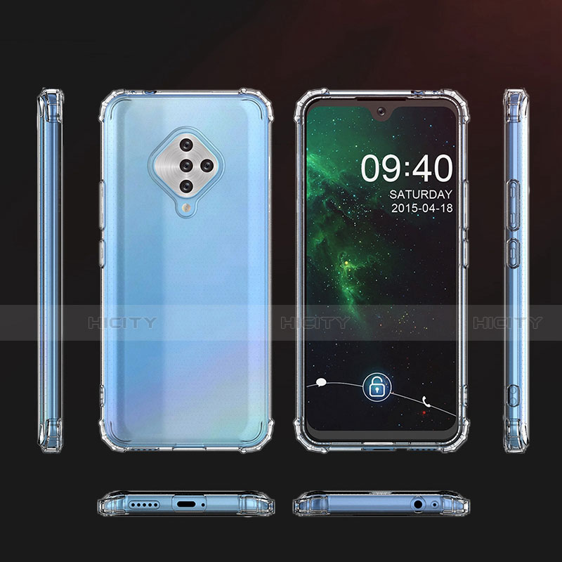 Funda Silicona Ultrafina Transparente para Vivo X50e 5G Claro