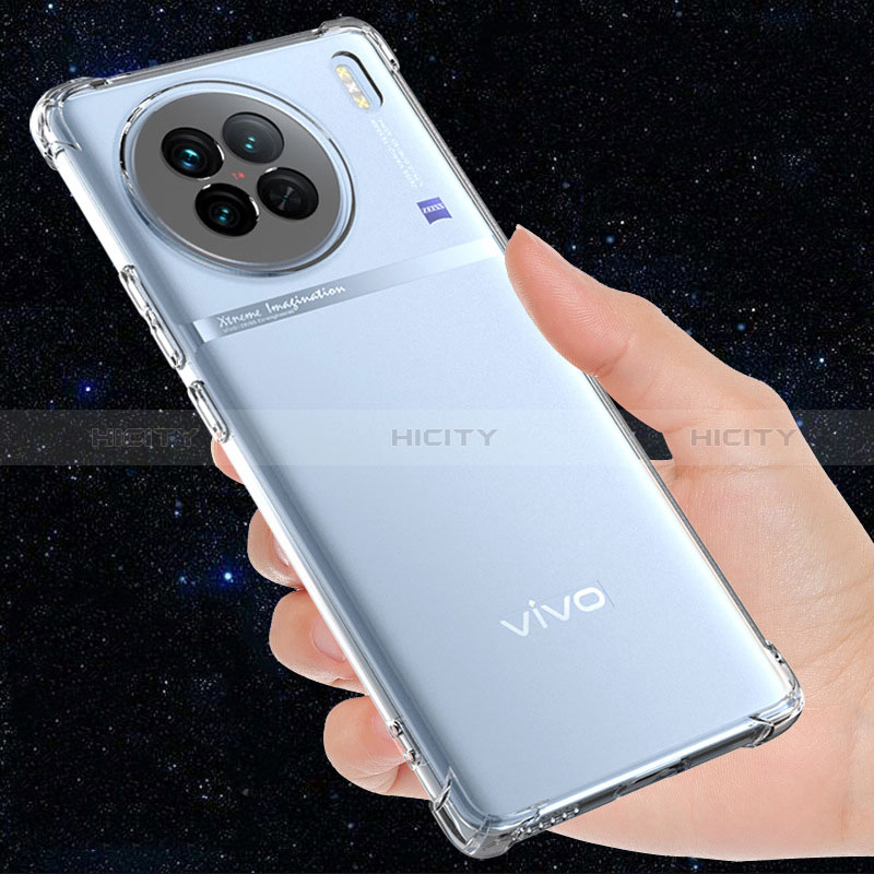 Funda Silicona Ultrafina Transparente para Vivo X90 Pro 5G Claro