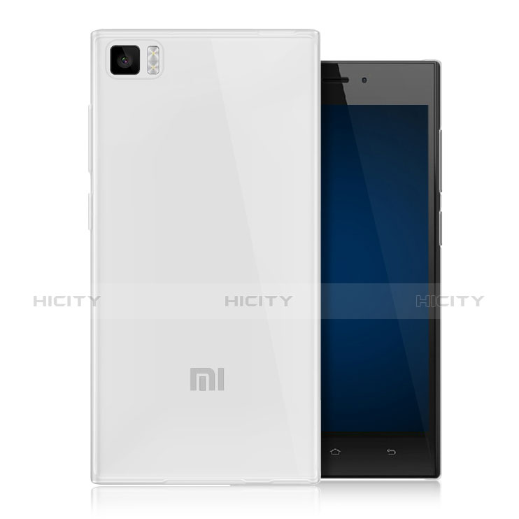 Funda Silicona Ultrafina Transparente para Xiaomi Mi 3 Claro