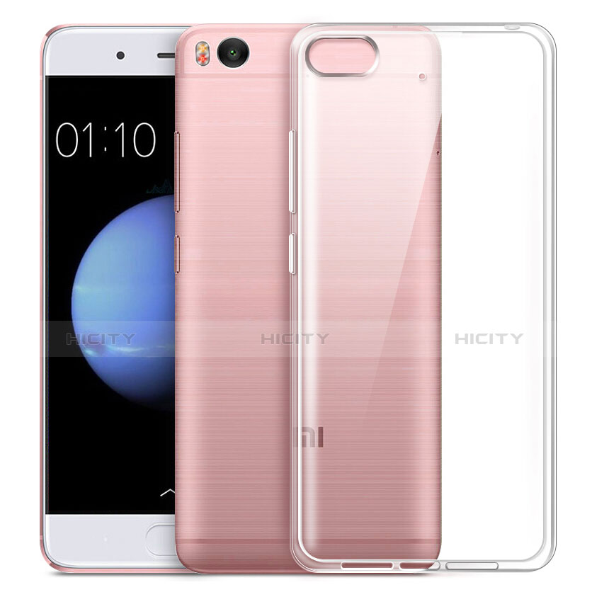 Funda Silicona Ultrafina Transparente para Xiaomi Mi 5S Blanco