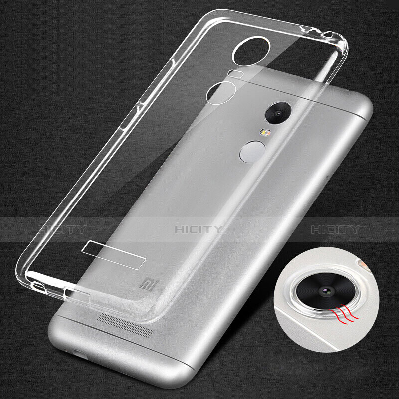 Funda Silicona Ultrafina Transparente para Xiaomi Redmi Note 3 MediaTek Claro