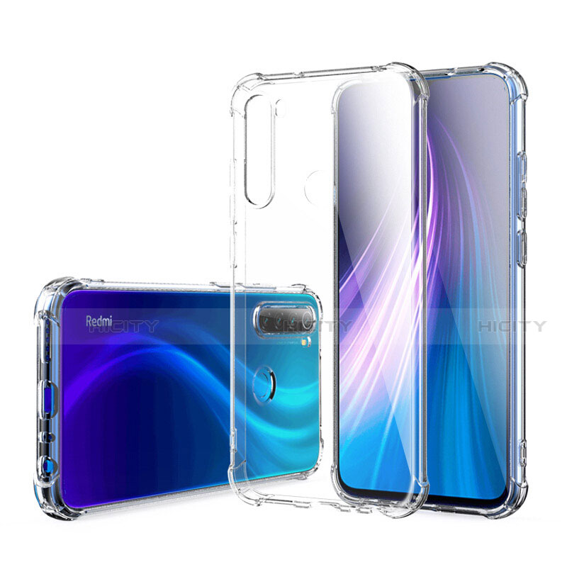 Funda Silicona Ultrafina Transparente para Xiaomi Redmi Note 8 (2021) Claro