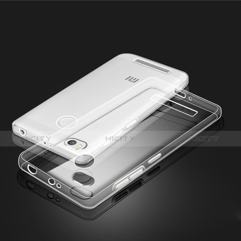 Funda Silicona Ultrafina Transparente Q01 para Xiaomi Redmi 3X Claro