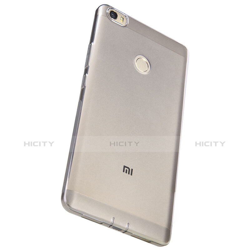 Funda Silicona Ultrafina Transparente Q02 para Xiaomi Mi Max Gris