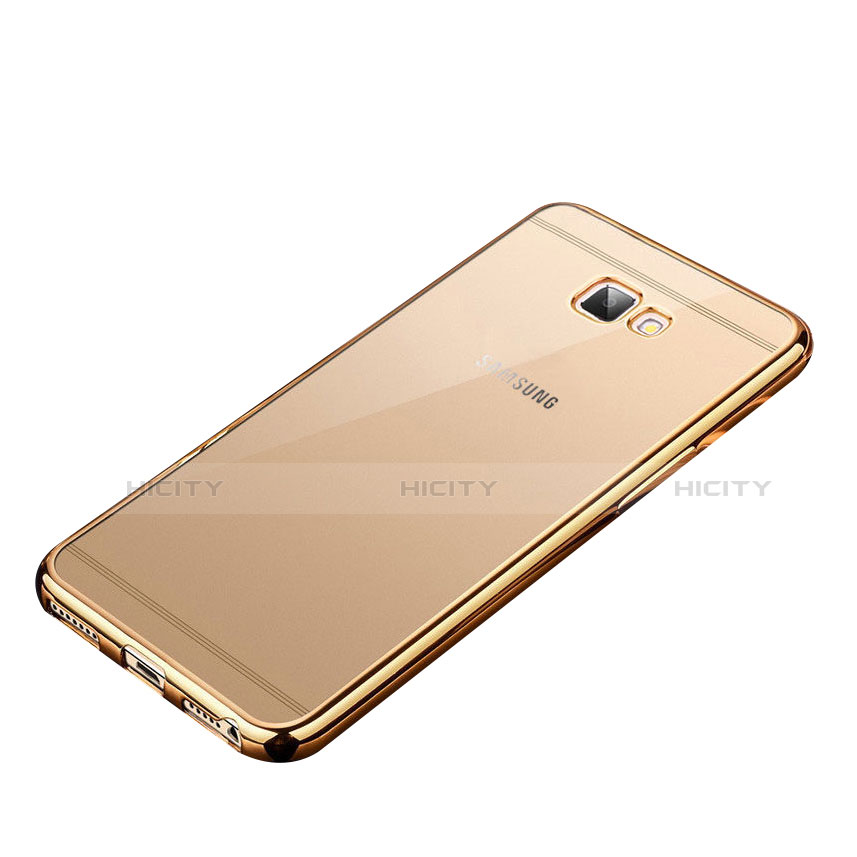 Funda Silicona Ultrafina Transparente R01 para Samsung Galaxy J7 Prime Oro