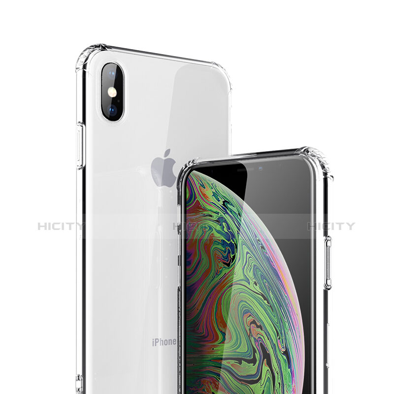 Funda Silicona Ultrafina Transparente R02 para Apple iPhone X Claro