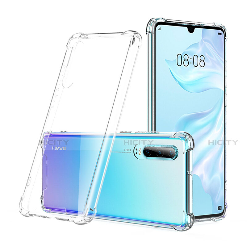 Funda Silicona Ultrafina Transparente S03 para Huawei P30 Claro