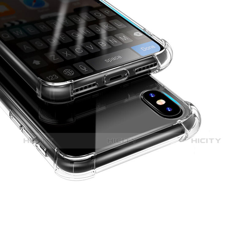 Funda Silicona Ultrafina Transparente T01 para Apple iPhone Xs Claro