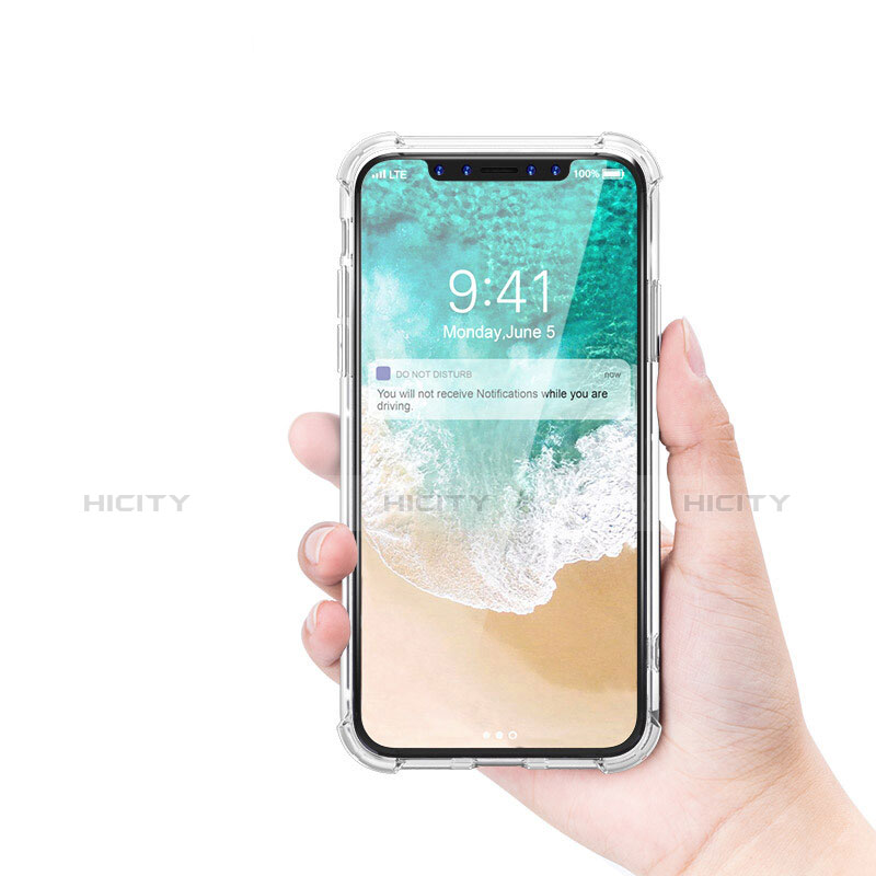 Funda Silicona Ultrafina Transparente T01 para Apple iPhone Xs Max Claro