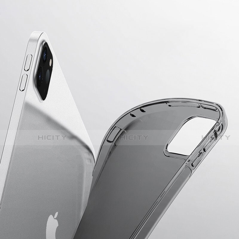 Funda Silicona Ultrafina Transparente T02 para Apple iPad Pro 11 (2020) Negro
