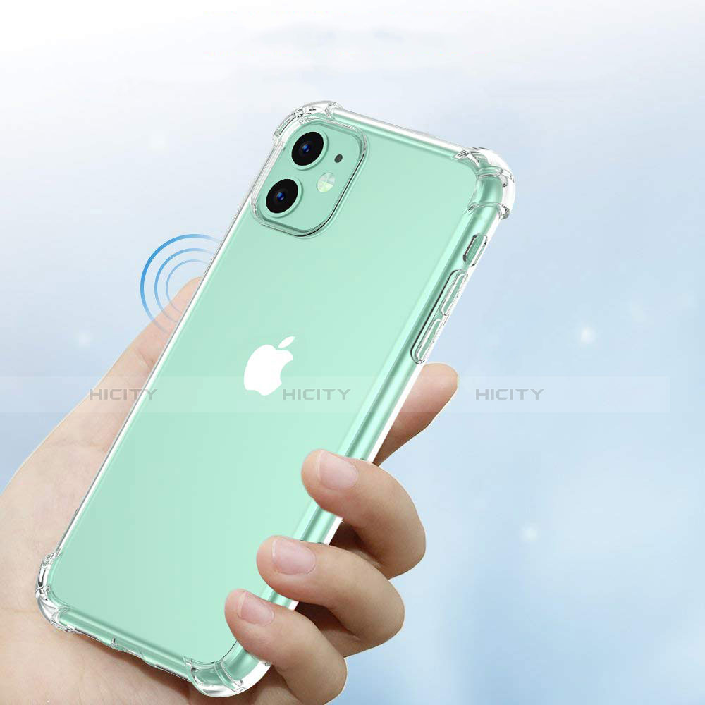 Funda Silicona Ultrafina Transparente T02 para Apple iPhone 11 Claro