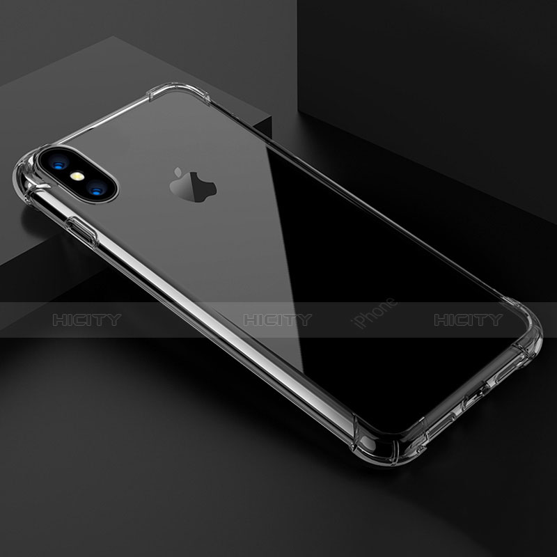 Funda Silicona Ultrafina Transparente T02 para Apple iPhone Xs Max Claro